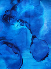Load image into Gallery viewer, Alchemy fabric by Tim Holtz for Free Spirit is a collection of fabrics that features vivid hues and deep, rich undertones. The collection is inspired by the fluid movement created by using alcohol ink. The Elixir fabric from the Alchemy collection is a beautiful blend of colors that can be used to create stunning quilts, bags, and other accessories. The fabric is made of 100% cotton and is machine washable. The fabric is sold by the yard and is perfect for creating unique and beautiful pieces of art. 
