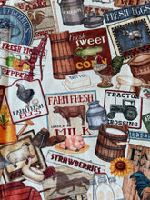 Load image into Gallery viewer, Farmers Market Wideback, designed by Dan Morris for Quilting Treasures, is a fantastic choice for quilt backing
