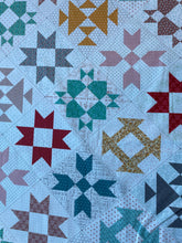 Load image into Gallery viewer, Stitch Cheater precut 108” x108” Wideback by Lori Holt for Riley Blake
