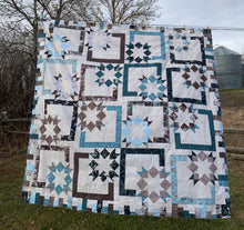 Load image into Gallery viewer, Inverted Framed Star Quilt
